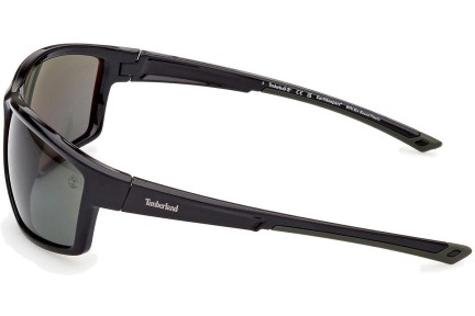 Слънчеви очила Timberland TB9287 01R Polarized Правоъгълни Черна