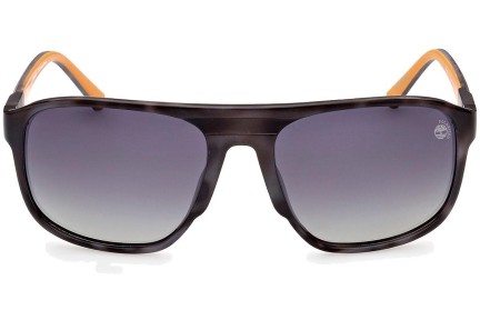 Слънчеви очила Timberland TB9278 56D Polarized Пилотни Хавана