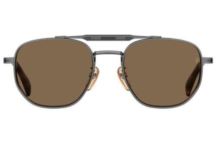 Очила David Beckham DB1082/G/CS KJ1/HE Polarized Заоблени Сребърна