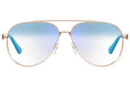 Очила Chiara Ferragni CF1009/BB HOT/K6 blue-light [non-prescription] Пилотни Златна