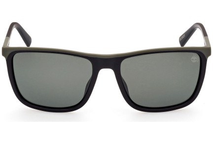 Слънчеви очила Timberland TB9302 02R Polarized Квадратни Черна