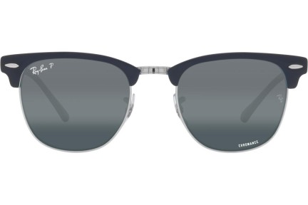 Слънчеви очила Ray-Ban Clubmaster Metal Chromance Collection RB3716 9254G6 Polarized По веждите Сребърна