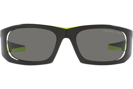 Слънчеви очила Prada Linea Rossa PS02YS 17G02G Polarized Правоъгълни Черна