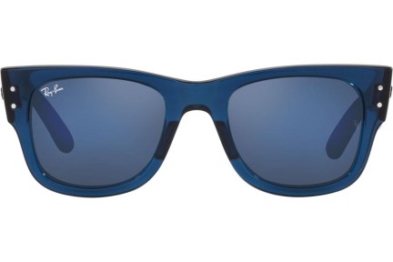 Слънчеви очила Ray-Ban Mega Wayfarer RB0840S 6638O4 Квадратни Синя