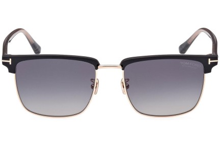 Слънчеви очила Tom Ford FT0997-H 02D Polarized По веждите Черна