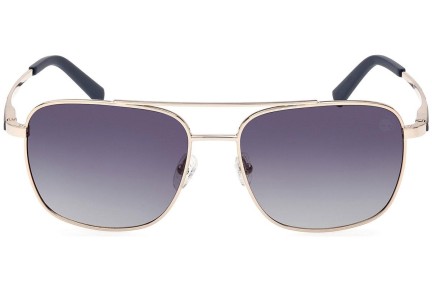 Слънчеви очила Timberland TB9303 32D Polarized Пилотни Златна