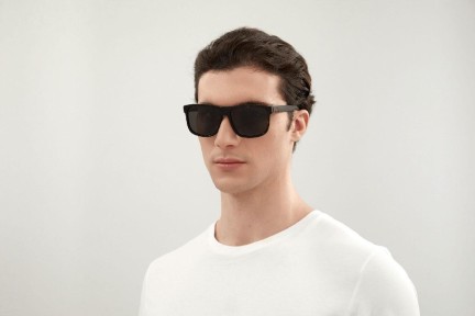 Слънчеви очила Gucci GG0010S 003 Polarized Квадратни Хавана