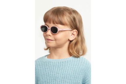 Слънчеви очила Polaroid Junior PLDK004/S 35J/M9 Polarized Овални Розова