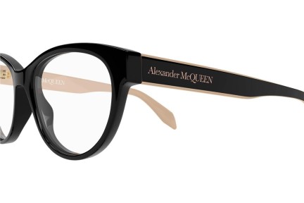 Очила Alexander McQueen AM0359O 004 Око на котка Черна