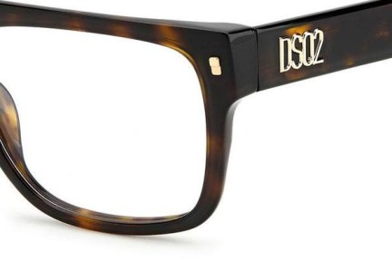 Очила Dsquared2 D20036 086 Flat Top Хавана