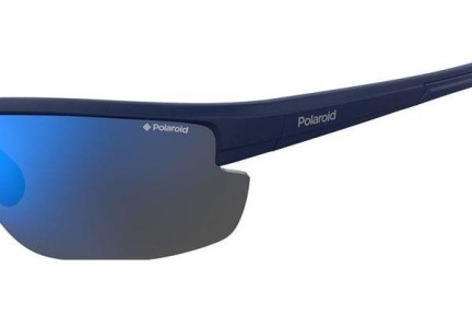 Слънчеви очила Polaroid Sport PLD7027/S PJP/5X Polarized Правоъгълни Синя