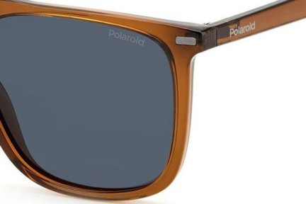 Слънчеви очила Polaroid PLD4123/S 09Q/C3 Polarized Квадратни Кафява