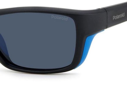 Слънчеви очила Polaroid PLD7046/S OY4/C3 Polarized Правоъгълни Черна