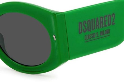 Слънчеви очила Dsquared2 D20071/S 1ED/IR Овални Зелена