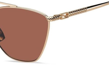 Слънчеви очила Fendi FF0438/S DDB/4S Polarized Око на котка Златна