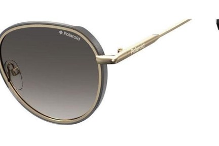 Слънчеви очила Polaroid PLD6114/S RHL/LB Polarized Заоблени Златна