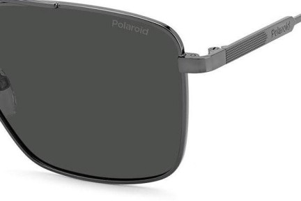 Слънчеви очила Polaroid PLD4134/S/X KJ1/M9 Polarized Квадратни Сива