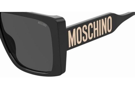 Слънчеви очила Moschino MOS119/S 807/IR Flat Top Черна