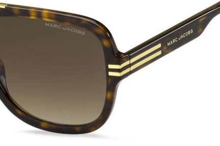 Слънчеви очила Marc Jacobs MARC637/S 086/HA Пилотни Хавана