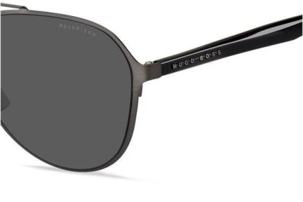 Слънчеви очила BOSS BOSS1216/F/SK SVK/M9 Polarized Пилотни Сива