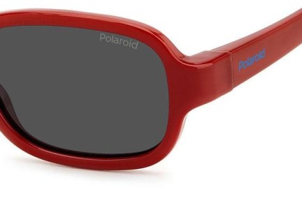 Слънчеви очила Polaroid Junior PLDK003/S C9A/M9 Polarized Овални Червена