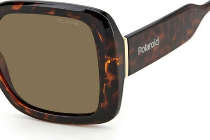 Слънчеви очила Polaroid PLD6168/S 086/SP Polarized Квадратни Хавана