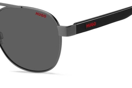 Слънчеви очила HUGO HG1196/S R80/IR Пилотни Сива