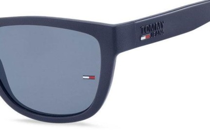 Слънчеви очила Tommy Jeans TJ0002/S FLL/KU Правоъгълни Синя