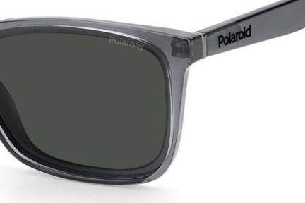 Слънчеви очила Polaroid PLD6144/S KB7/M9 Polarized Квадратни Сива