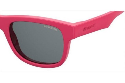 Слънчеви очила Polaroid Junior PLD8020/S/SM 35J/M9 Polarized Квадратни Розова