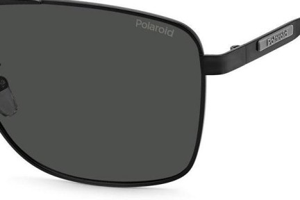 Слънчеви очила Polaroid PLD2136/G/S/X 003/M9 Polarized Правоъгълни Черна