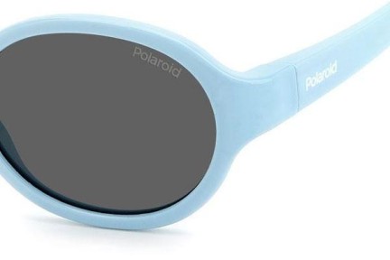 Слънчеви очила Polaroid Junior PLDK004/S MVU/M9 Polarized Овални Синя