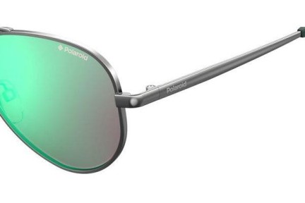 Слънчеви очила Polaroid Junior PLD8015/N/NEW 6LB/5Z Polarized Пилотни Сребърна