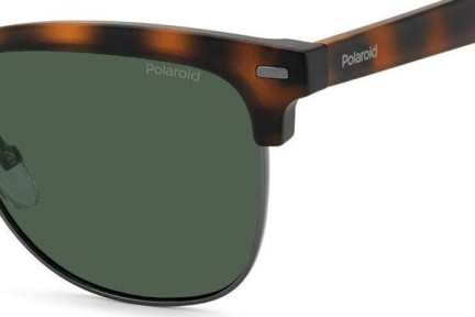 Слънчеви очила Polaroid PLD4121/S N9P/UC Polarized Квадратни Хавана