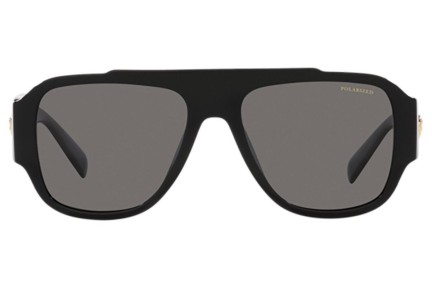 Слънчеви очила Versace Macy'S Aviator VE4436U GB1/81 Polarized Flat Top Черна