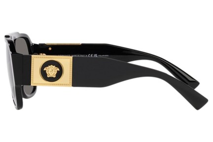 Слънчеви очила Versace Macy'S Aviator VE4436U GB1/81 Polarized Flat Top Черна