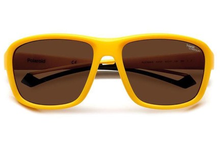 Слънчеви очила Polaroid PLD7049/S 2V7/47 Polarized Правоъгълни Жълта