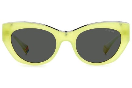 Слънчеви очила Polaroid PLD6199/S/X 6DX/M9 Polarized Око на котка Зелена