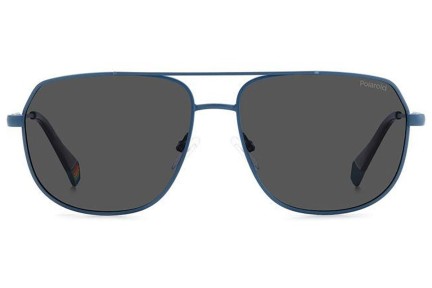 Слънчеви очила Polaroid PLD6195/S/X FLL/M9 Polarized Пилотни Синя