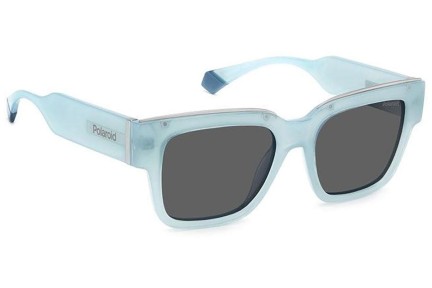 Слънчеви очила Polaroid PLD6198/S/X MVU/M9 Polarized Квадратни Синя