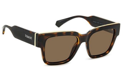 Слънчеви очила Polaroid PLD6198/S/X 086/SP Polarized Квадратни Хавана