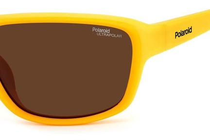 Слънчеви очила Polaroid PLD7049/S 2V7/47 Polarized Правоъгълни Жълта