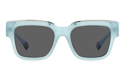 Слънчеви очила Polaroid PLD6198/S/X MVU/M9 Polarized Квадратни Синя