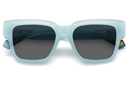 Слънчеви очила Polaroid PLD6198/S/X MVU/M9 Polarized Квадратни Синя