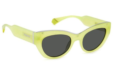 Слънчеви очила Polaroid PLD6199/S/X 6DX/M9 Polarized Око на котка Зелена