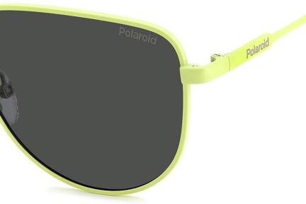 Слънчеви очила Polaroid PLD6196/S/X 4AN/M9 Polarized Овални Зелена