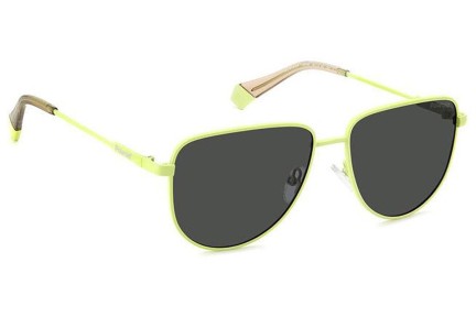 Слънчеви очила Polaroid PLD6196/S/X 4AN/M9 Polarized Овални Зелена