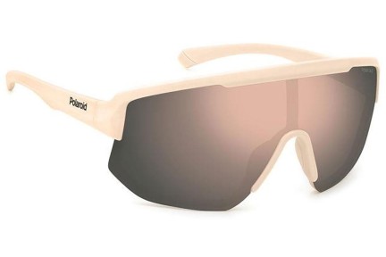 Слънчеви очила Polaroid PLD7047/S Z1P/JQ Polarized С единични стъкла | Shield Бяла