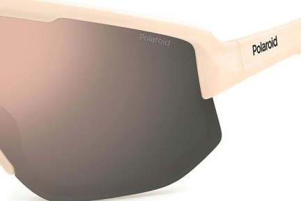 Слънчеви очила Polaroid PLD7047/S Z1P/JQ Polarized С единични стъкла | Shield Бяла