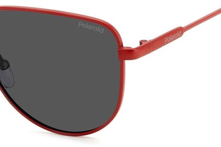 Слънчеви очила Polaroid PLD6196/S/X 0Z3/M9 Polarized Овални Червена